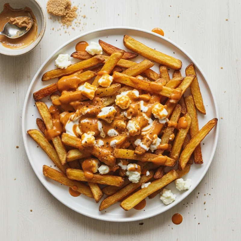 Butter Chicken Cheese Fries